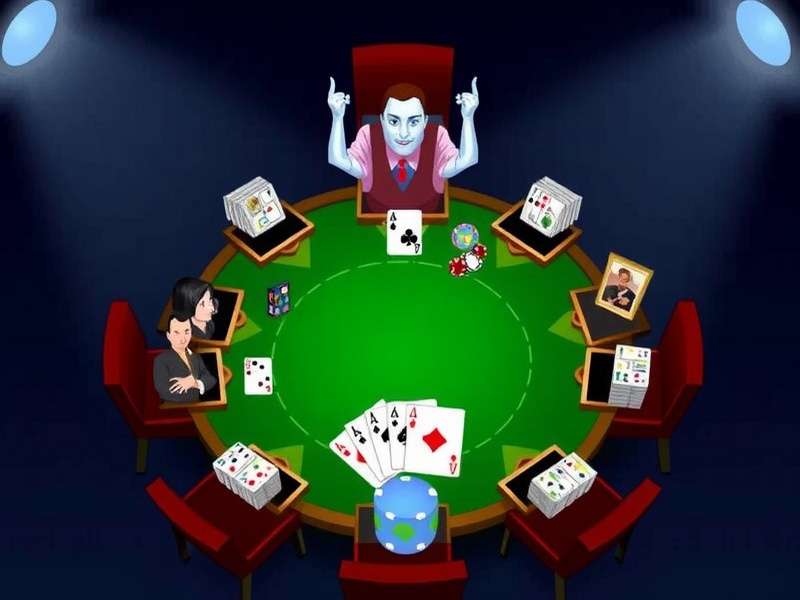 Indian Rummy cards laid out on a table